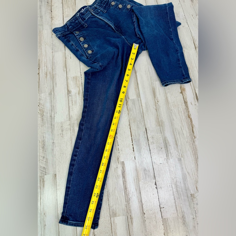 Gap High Rise Universal Legging Women Blue Jeans - Size 12/31 (32x28) - Picture 9 of 12